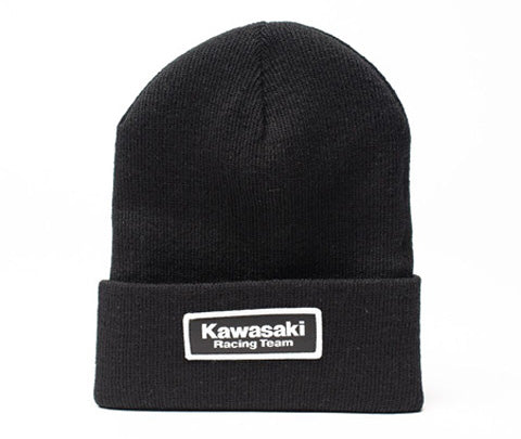 Factory Effex Kawasaki Beanie in Black OS - Comfortable and Stylish Headwear