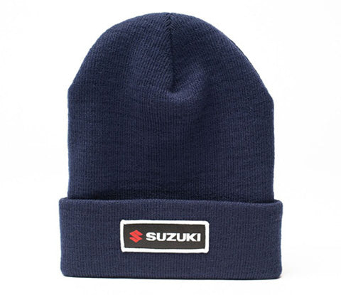 Factory Effex Suzuki Beanie in Navy OS - Comfortable and Stylish Headwear