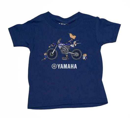 Factory Effex Yamaha New Toddler T-Shirt in Blue (Size 4T) - Comfortable Kids Apparel