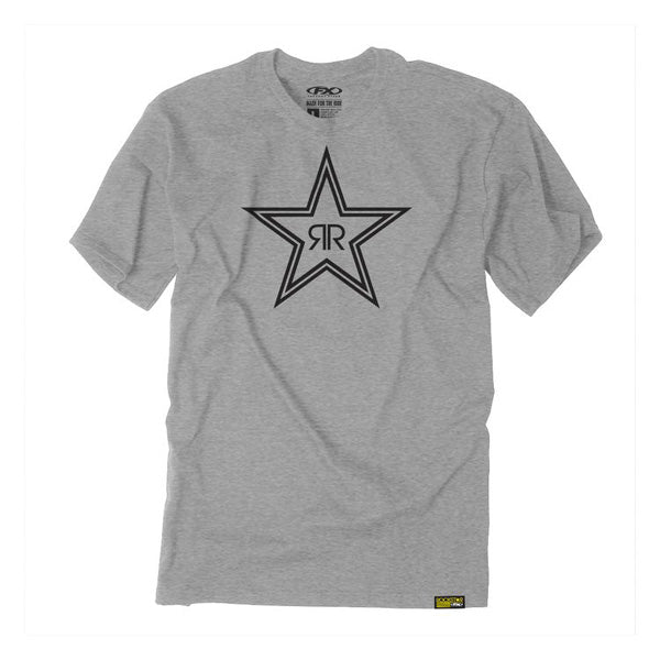Factory Effex Rockstar Outline T-Shirt Heather Grey (Large) – Comfortable Casualwear