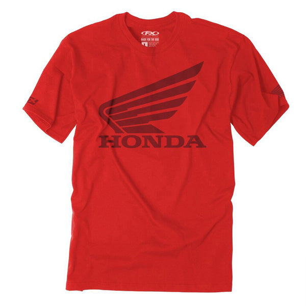 Factory Effex Honda Big T-Shirt in Red, Size Large (Part Number 21-87314)