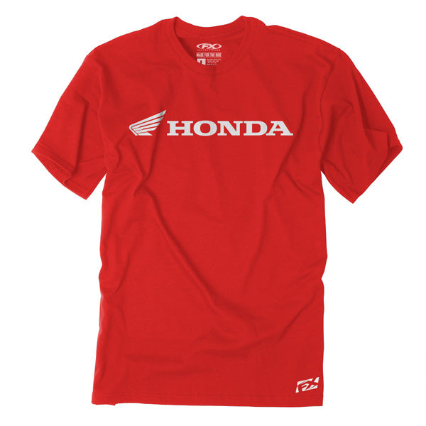 Factory Effex Honda Horizontal T-Shirt in Red (Large) - Part Number 15-88332