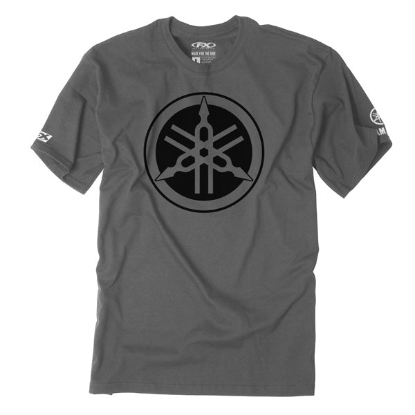 Factory Effex Yamaha Tuning Fork T-Shirt - Charcoal, Large (Part No. 16-88292)