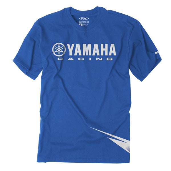 Factory Effex Yamaha Strobe Youth T-Shirt in Blue (Medium)