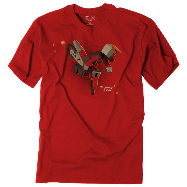 Factory Effex FX Moto Kids Red Youth T-Shirt - Size Large