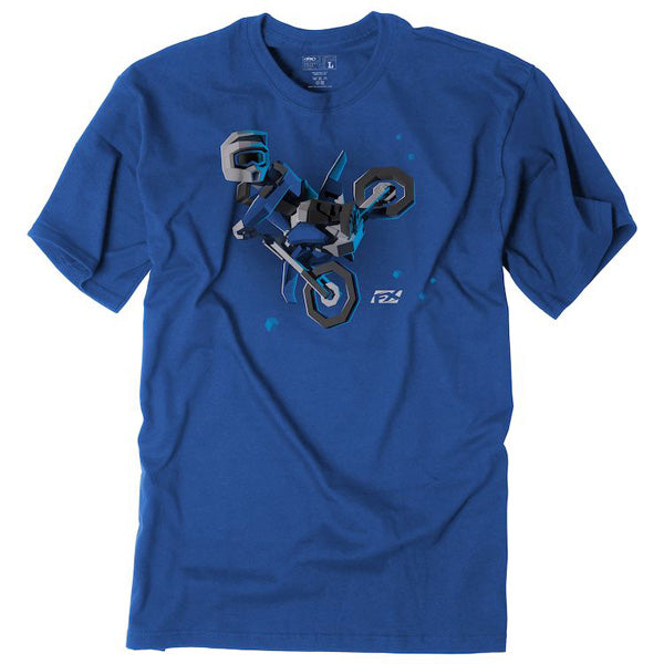 Factory Effex FX Moto Kids Blue Youth T-Shirt (Size XL)