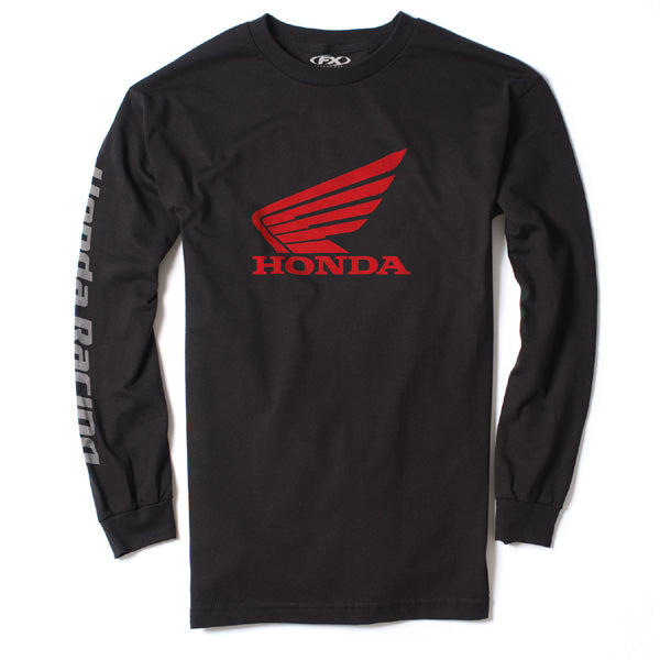 Factory Effex Honda Long Sleeve T-Shirt in Black, Size XL