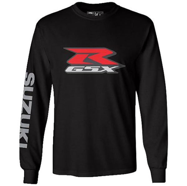 Factory Effex Suzuki GSXR Long Sleeve T-Shirt in Black, XXL