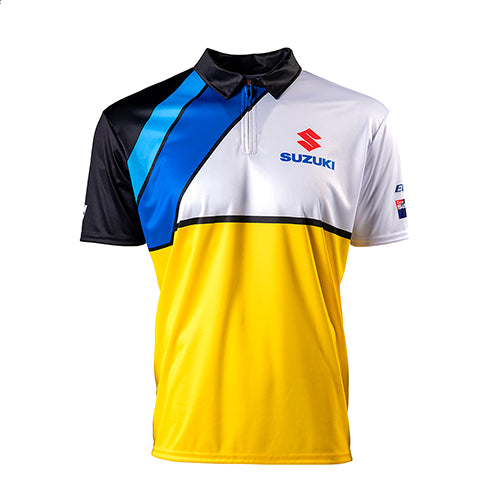 Factory Effex Suzuki Pit Shirt M - Durable Motorcycle Riding Apparel