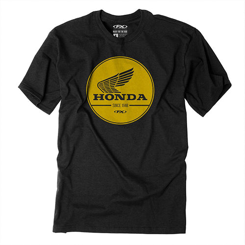 Factory Effex Honda Gold Label T-Shirt in Black, Medium - 23-87302