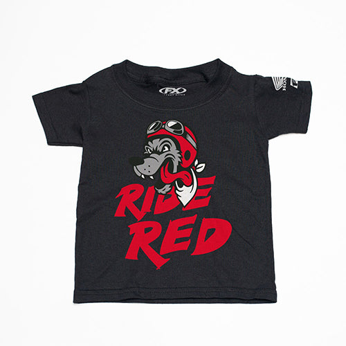 Factory Effex Honda Ride Red Wolf Toddler T-Shirt for Kids (Size 3T)