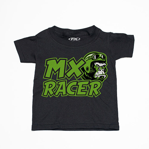 Factory Effex Kawasaki MX Racer Toddler T-Shirt – Black, Size 4T