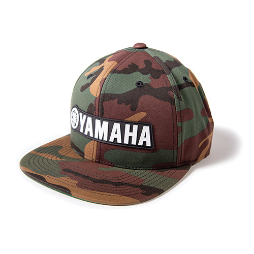 Factory Effex Yamaha Camo Bold Snapback Hat - One Size Fits All