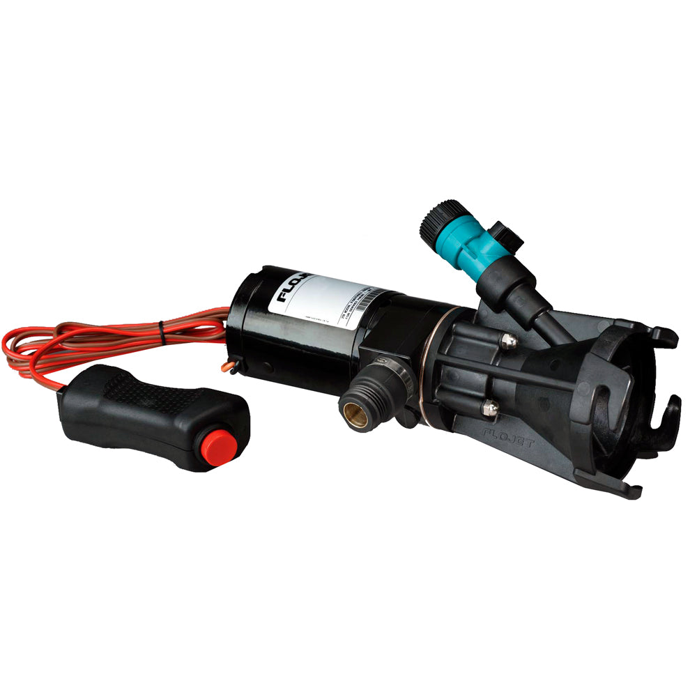 Flojet Portable Self-Priming RV Macerator Waste Pump Kit - 12V, Part Number 18555000A