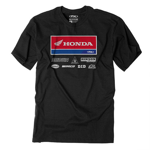 Factory Effex 24-87328 Black XXL Honda Racewear T-Shirt
