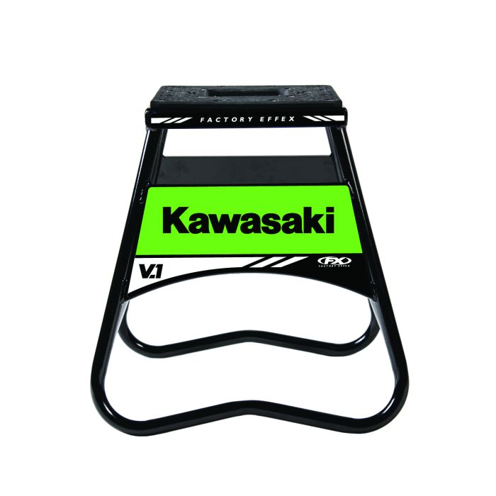 Factory Effex Kawasaki Black Bike Stand – Durable Motorcycle Support for Kawasaki Models