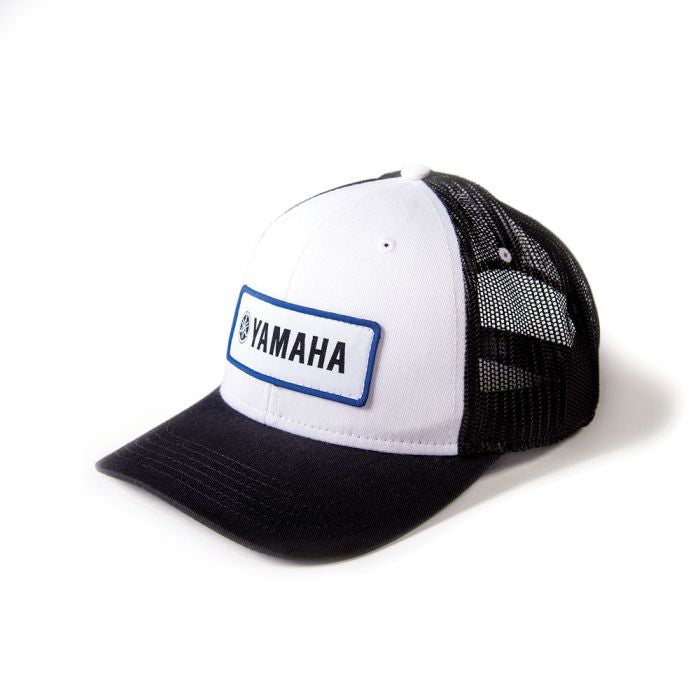 Factory Effex Yamaha Throwback Snapback Hat – White and Black