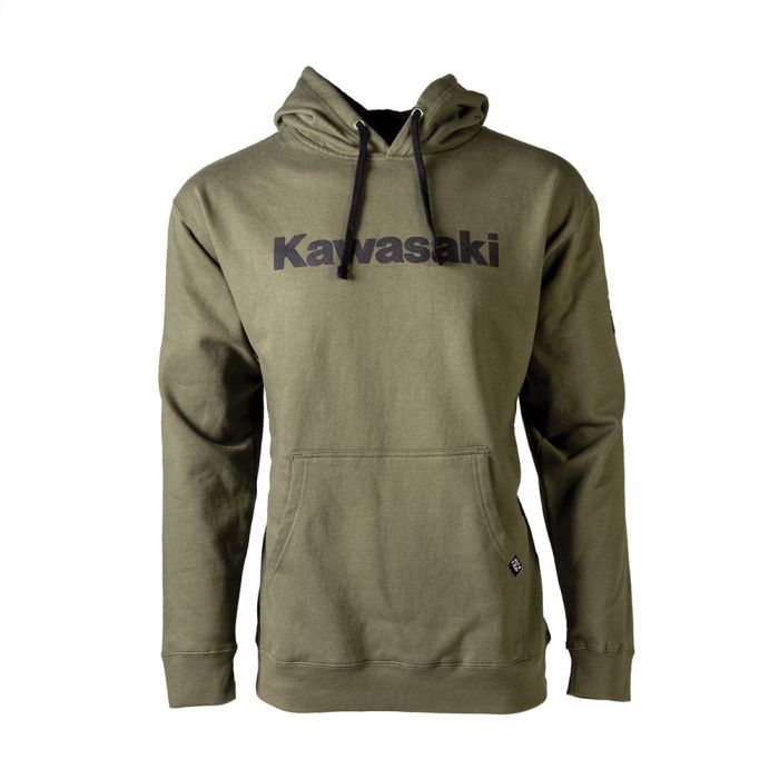 Factory Effex Kawasaki Squad Pullover in Army Green - Part #26-88102