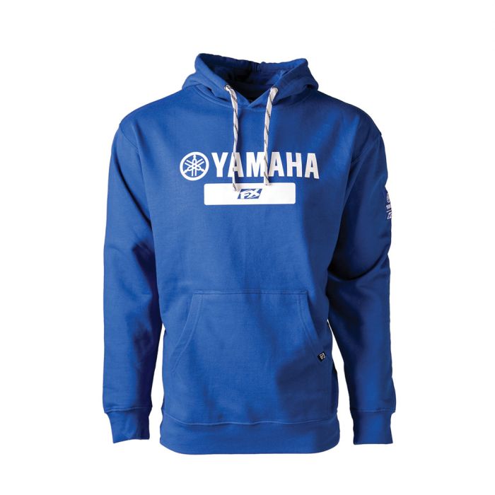 Factory Effex Yamaha University Pullover in Royal Blue XL - Comfortable Unisex Hoodie