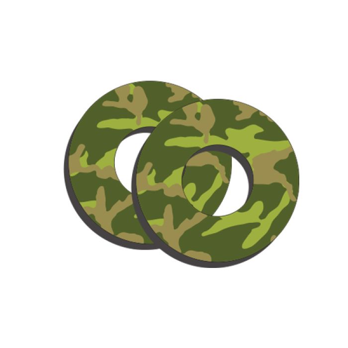 Factory Effex Moto Grip Donuts - Green Camo, Part Number 27-67300