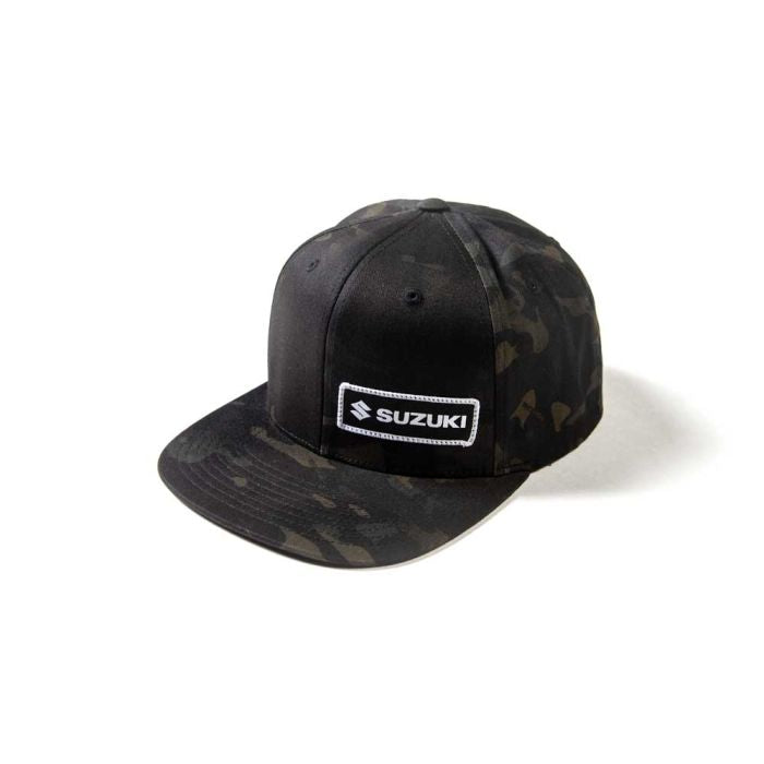 Factory Effex Suzuki Camo Snapback Hat in Black - Part Number 27-86404