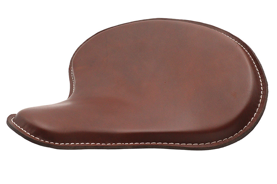Corbin Gentry Brown Leather Solo Seat for Harley Davidson Scout (Part #65042)