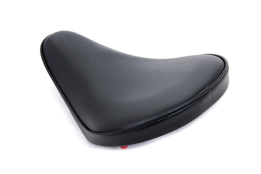 Bates Black Vinyl Solo Seat with Mounting Kit and Nose T Bracket - Part 77503