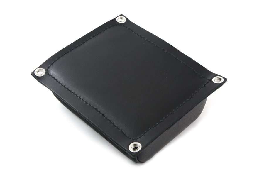 Corbin Gentry KR Replica Leather Rear Seat Pillion Pad with Brass Grommets