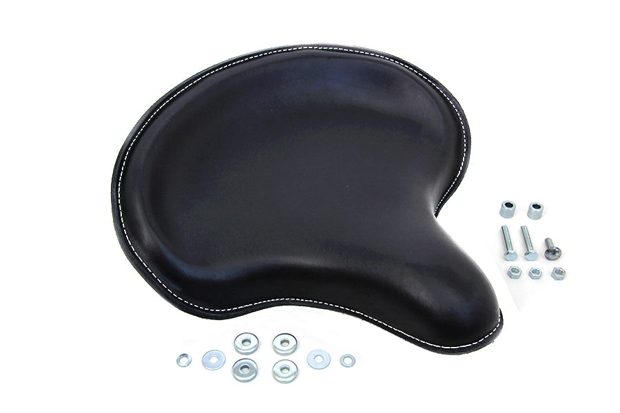 Corbin Gentry Black Leather Solo Seat for Harley Davidson EL & FL Models