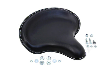 Corbin Gentry Black Leather Solo Seat for Harley Davidson EL & FL Models