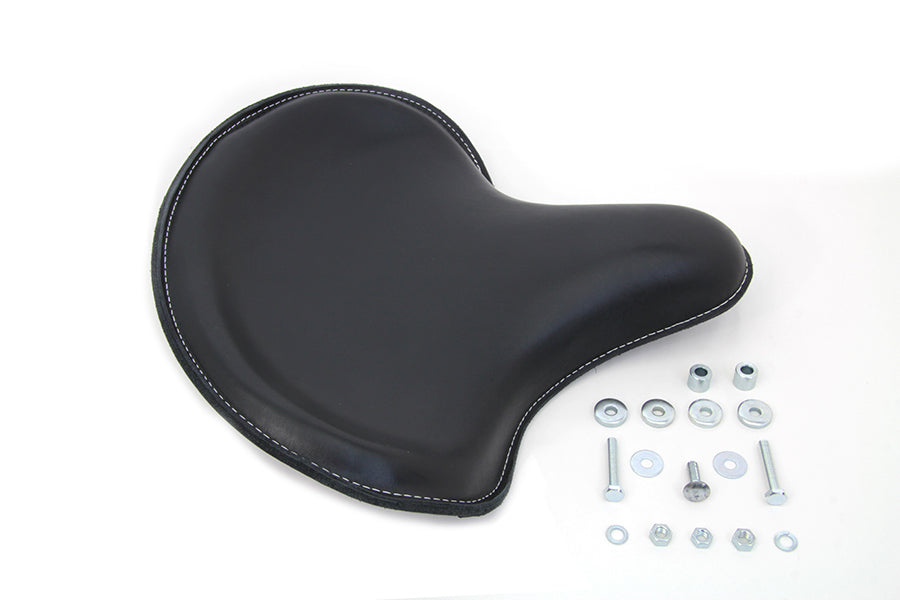 Corbin Gentry Black Leather Solo Seat for Harley Davidson EL & FL Models
