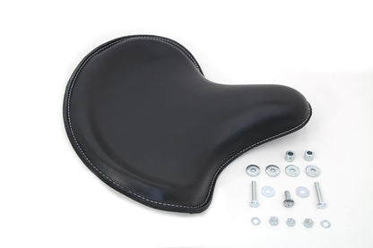 Corbin Gentry Black Leather Solo Seat for Harley Davidson EL & FL Models