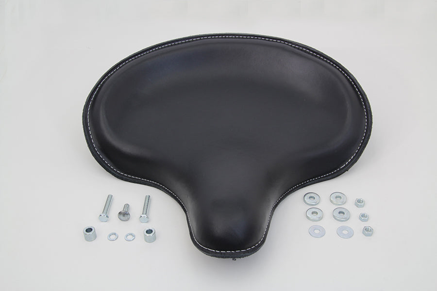 Corbin Gentry Black Leather Solo Seat for Harley Davidson EL & FL Models