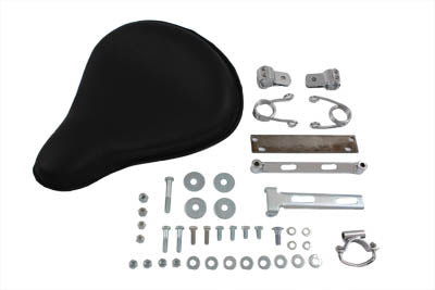 Corbin Gentry Rigid Frame Solo Seat and Mount Kit with Chrome Springs and Clamp Set