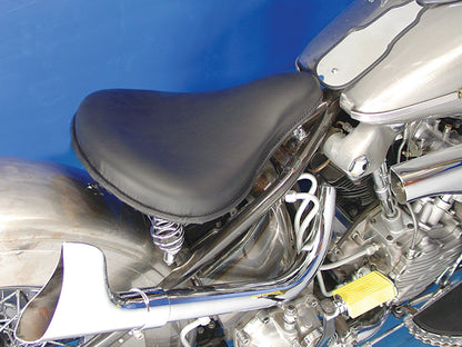 Corbin Gentry Rigid Frame Solo Seat and Mount Kit with Chrome Springs and Clamp Set