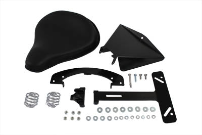 Corbin Gentry Black Leather Solo Seat Kit for Harley Davidson XL (2004-2006)