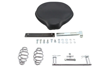 Corbin Gentry Black Leather Solo Seat and Mount Kit for Harley Davidson FXST (1984-1993)