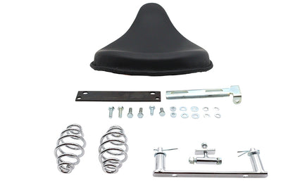Corbin Gentry Black Leather Solo Seat and Mount Kit for Harley Davidson FXST (1984-1993)