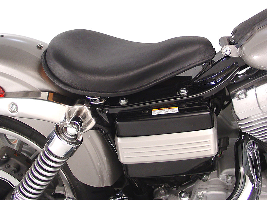 Corbin Gentry Black Leather Solo Seat and Mount Kit for Harley Davidson FXDWG (2006-2015)