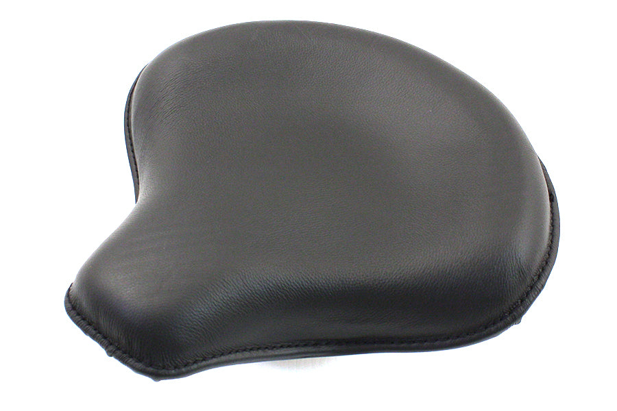 Corbin Gentry Black Leather Solo Seat with Mounting Baseplate for Custom Applications