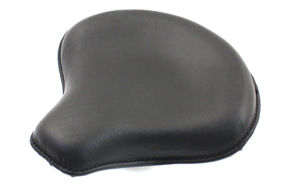 Corbin Gentry Black Leather Solo Seat with Mounting Baseplate for Custom Applications