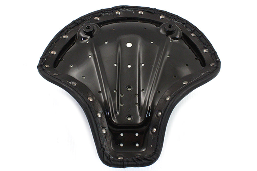 Corbin Gentry Black Leather Solo Seat with Mounting Baseplate for Custom Applications
