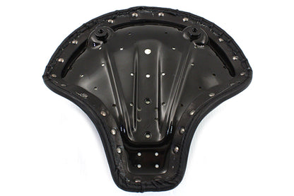 Corbin Gentry Black Leather Solo Seat with Mounting Baseplate for Custom Applications