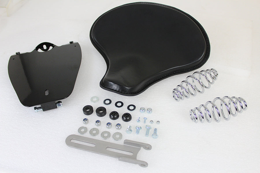 Corbin Gentry Indian Scout Leather Solo Seat Kit Black - Model 47-0195
