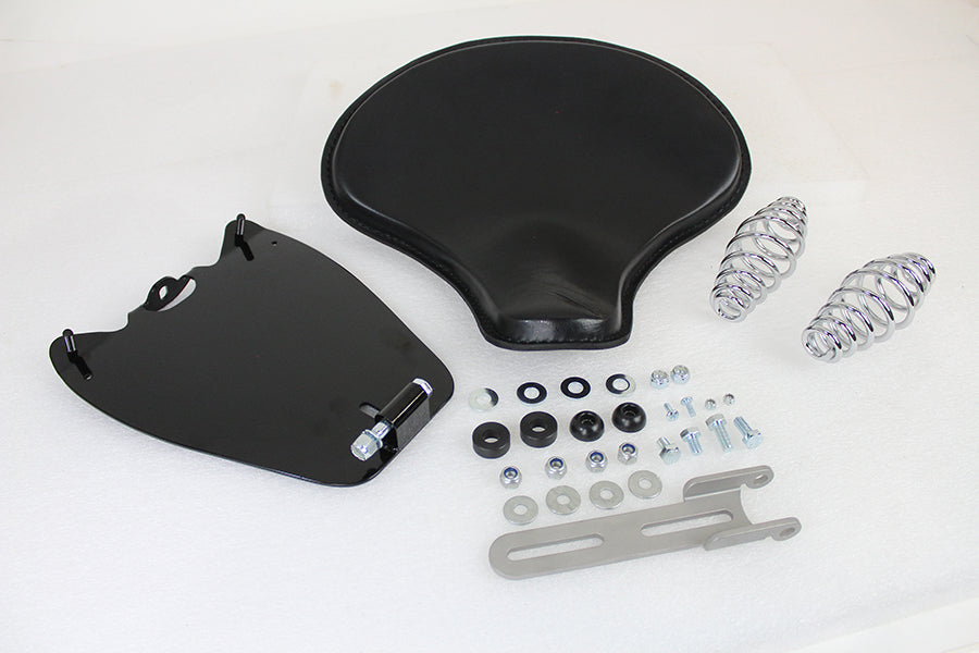 Corbin Gentry Indian Scout Leather Solo Seat Kit Black - Model 47-0195