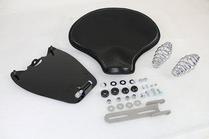 Corbin Gentry Indian Scout Leather Solo Seat Kit Black - Model 47-0195