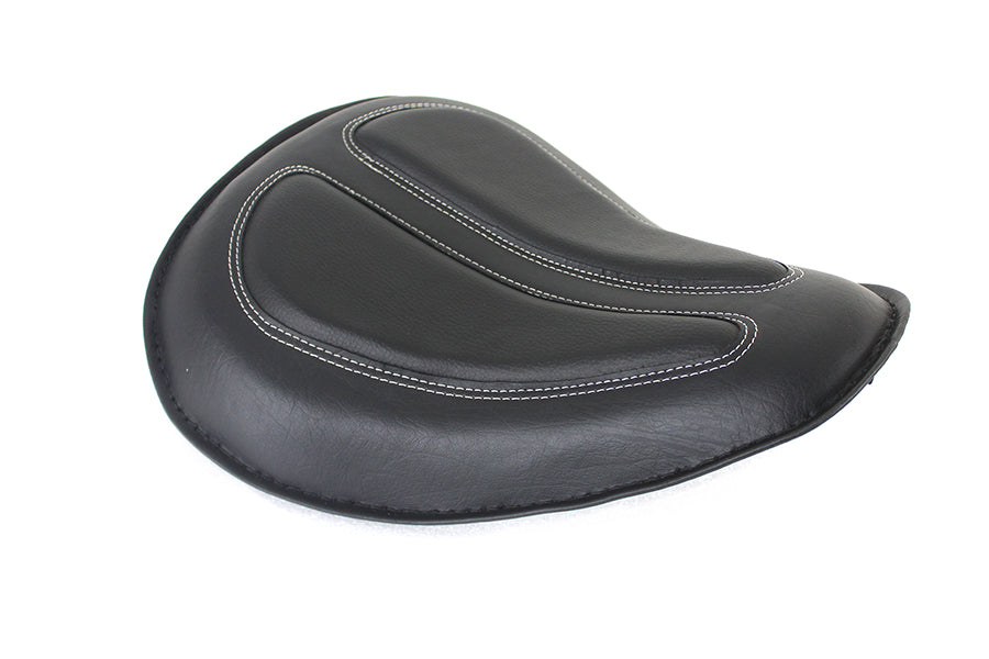 Bates Solo Spring Saddle Black Part 65025 for Harley Davidson XL Models
