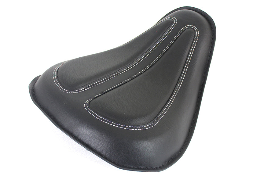 Bates Solo Spring Saddle Black Part 65025 for Harley Davidson XL Models