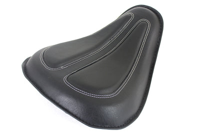 Bates Solo Spring Saddle Black Part 65025 for Harley Davidson XL Models