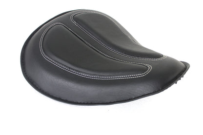 Bates Solo Spring Saddle Black Part 65025 for Harley Davidson XL Models